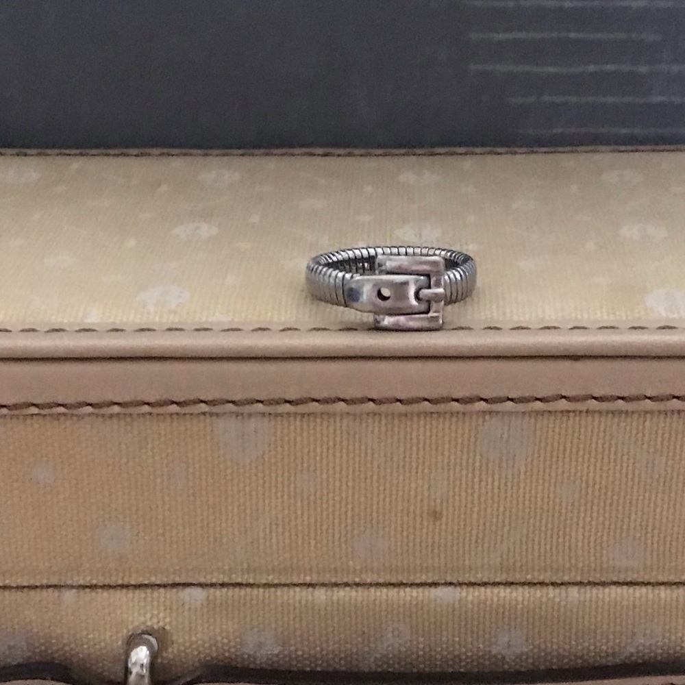 Michael Kors Buckle Stainless Steel Ring